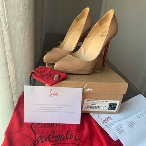 Christian Louboutin PIGALLE PLATO 120 PATENT CALF PK20 Shoes